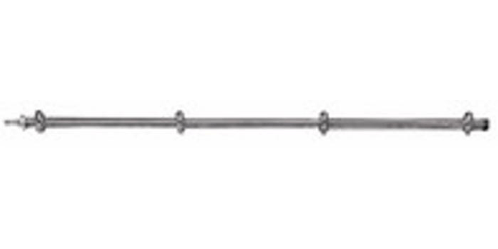 Asta in acciaio inox AISI 304 3 porta getti x 600mm Confezione da 1pz