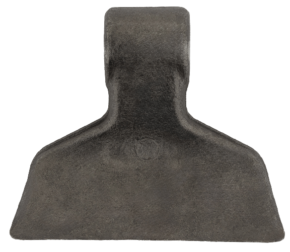 Mazza trincia larghezza 120mm lunghezza 90mm con attacco 40mm e foro 16,5mm
