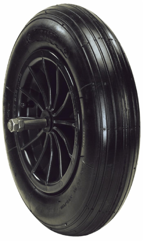 Ruota pneumatica 3,50/8" con cerchio in nylon Confezione da 1pz