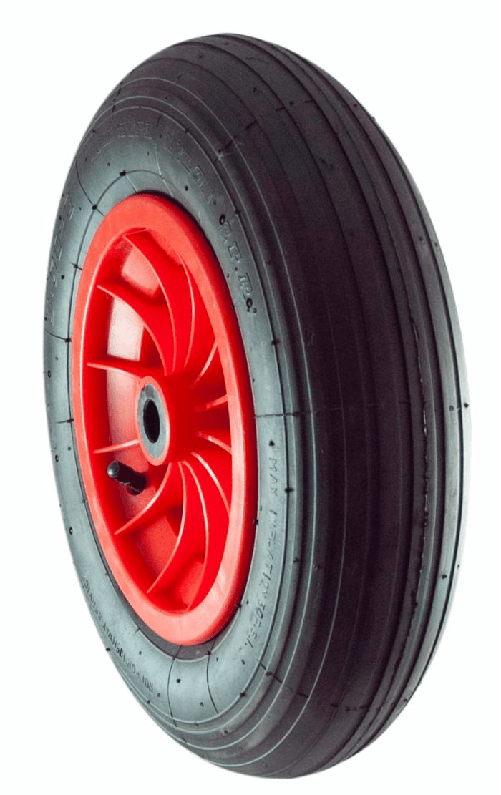 Ruota pneumatica 3,50/8" con mozzo rullini Confezione da 1pz