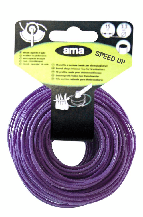 Filo per decespugliatore da 15m sezione seghettata Ø 2,7mm