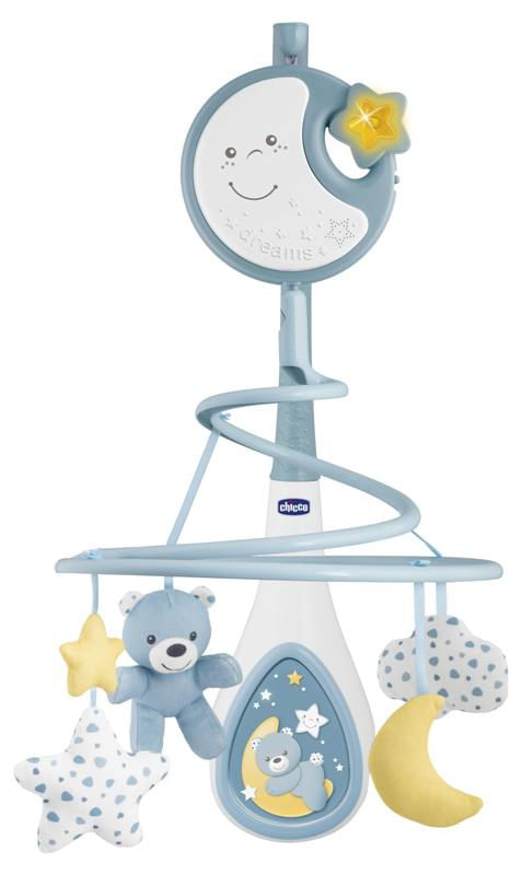 Chicco Giostrina Chicco FIRST DREAMS Next2Dreams, modello 00007627200000, colore Azzurro, per culla Chicco Toy Next2Dreams Mobile Azzurro