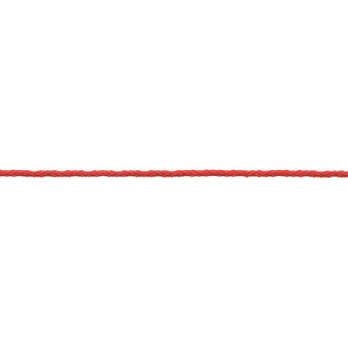 Treccia per veneziana in polipropilene 3 mm. rosso 250 mt.