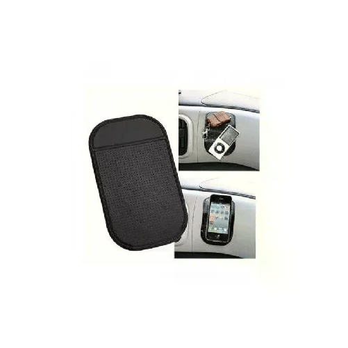 Tappetino in silicone nero antiscivolo adesivo per cruscotto porta reggi oggetti per cellulare smartphone mp3