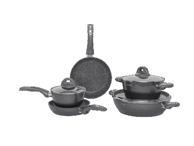 Set di Pentole Aeternum Ecosolution Induzione 8 Pezzi