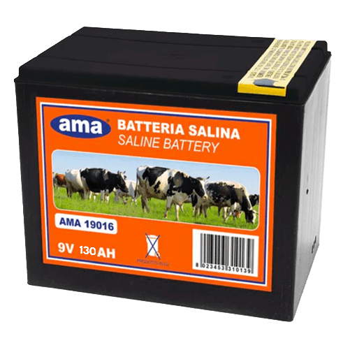 Batteria per recinti 9V 130A Confezione da 1pz