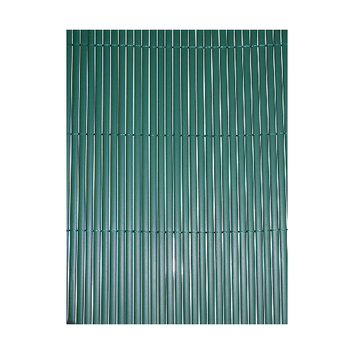 2 Arella Doppia in Bamboo PVC Recinzione 3x1.5 Ombreggiante Verde Beige Plastica
