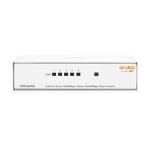HPE Aruba Networking Aruba Instant On 1430 5G Non gestito L2 Gigabit Ethernet (10/100/1000) Bianco