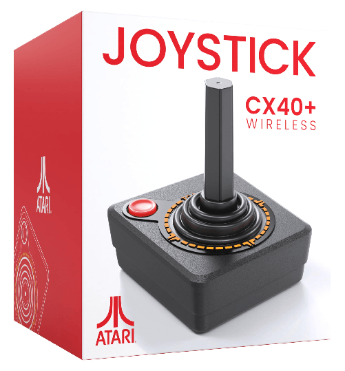Retro Games Joystick 1145025 Atari Cx40 Wireless Nero per Esperienza di Gioco Vintage con Tecnologia Modernizzata