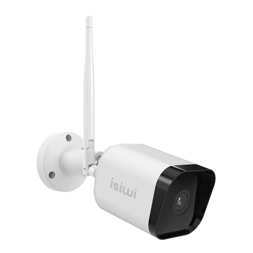 Isiwi Square Telecamera Wireless 4Mpx Bullet fissa per esterno IR LED Audio Bidirezionale Sd Card IP65 Isiwi ISW-BFES4M Pallottola (forma) Telecamera