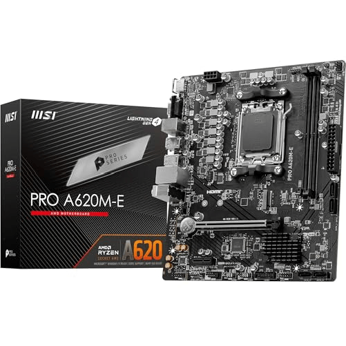 MSI PRO A620M-E scheda madre AMD A620 Socket AM5 micro ATX