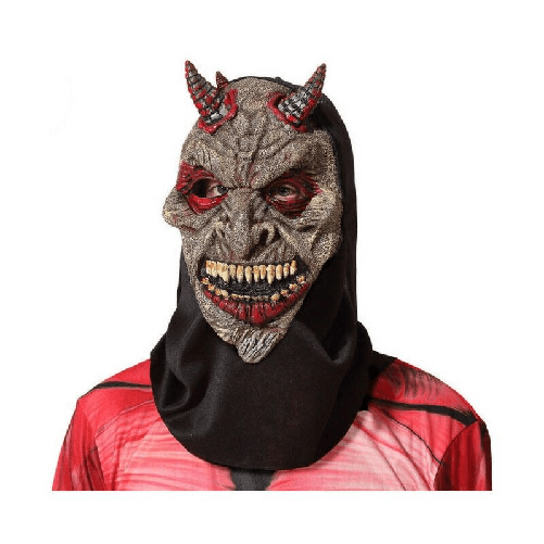 Maschera Marrone Halloween Demonio