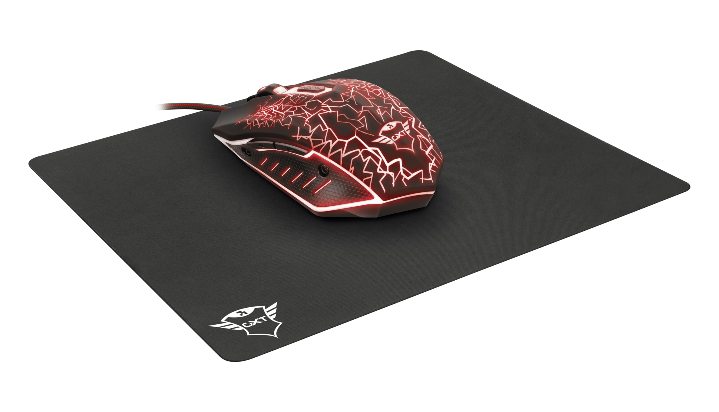Trust GXT 783 mouse Gaming Ambidestro USB tipo A Ottico 2400 DPI