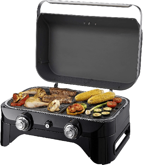Campingaz Attitude 2100 LX Barbecue Da tavolo Gas Nero, Acciaio inox 5000 W