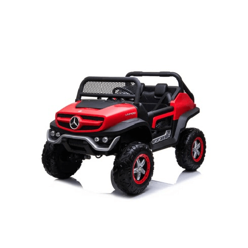 Macchina Elettrica per Bambini Mercedes Unimog Fuori Strada Rosso