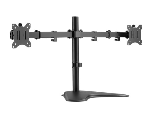 Conceptronic Equip 650123 supporto da tavolo per Tv a schermo piatto 81,3 cm (32") Nero Scrivania Equip Supporto da tavolo economico per doppio monito