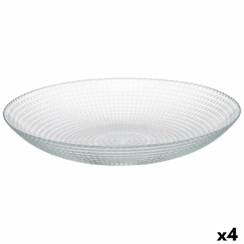 Pasabahce Set di piatti Generation Trasparente Vetro 23 x 7 x 23 cm (4 Unità)