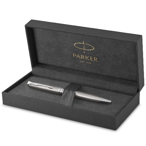 Parker Sonnet Penna a Sfera in Acciaio Inossidabile - Set da 2 Pezzi Parker 1931512 penna a sfera Nero Medio 1 pz