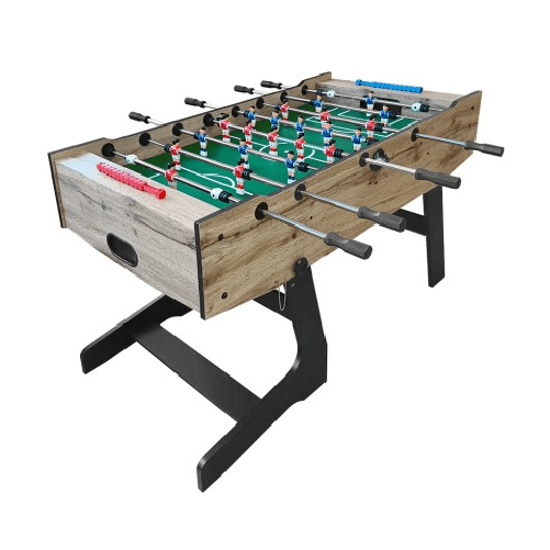 Tavolo Biliardino Calcetto Deluxe da Gioco Richiudibile Con Palline