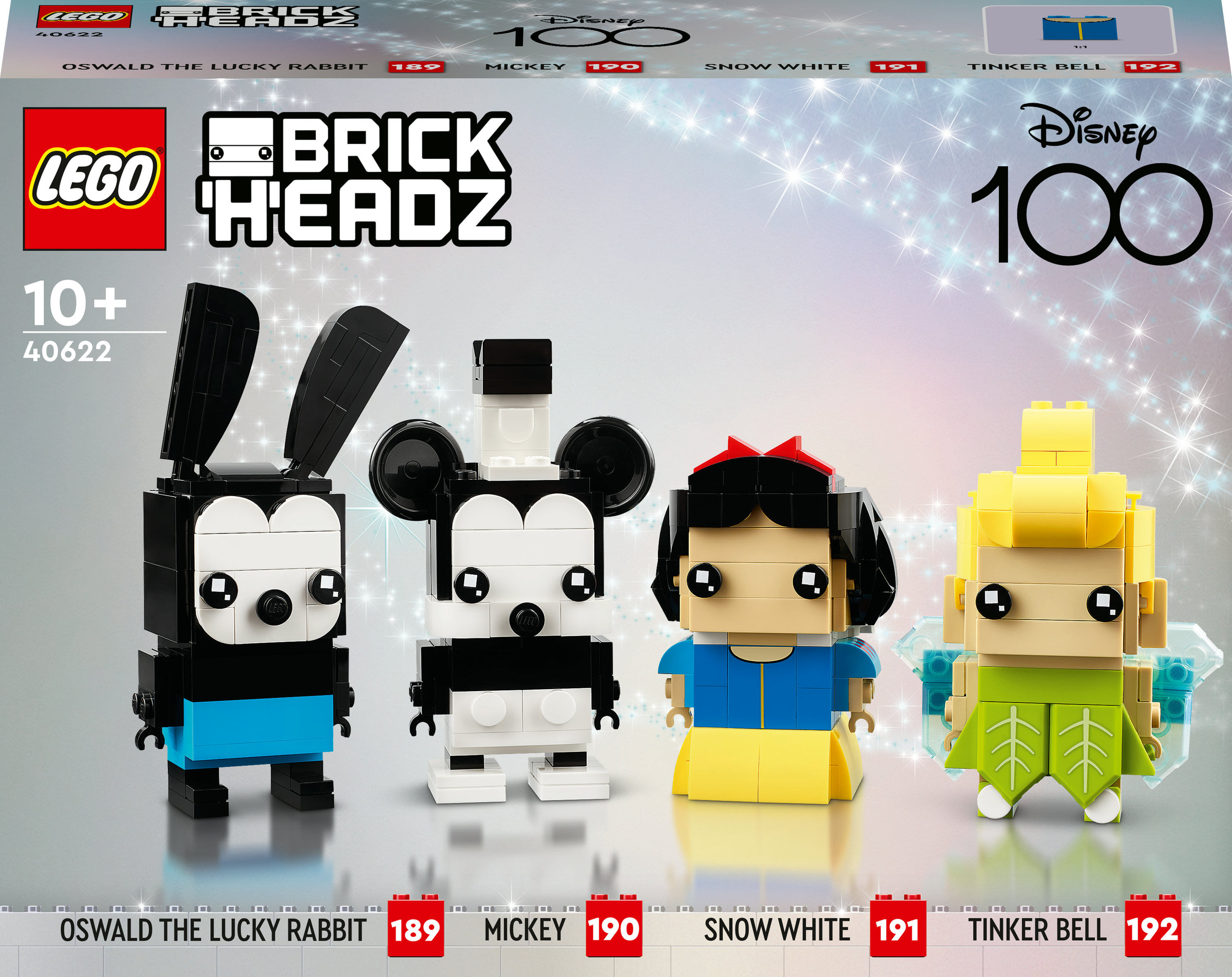 Lego Celebrazione dei 100 anni di Disney - Lego BrickHeadz 40622 LEGO 40622 gioco di costruzione