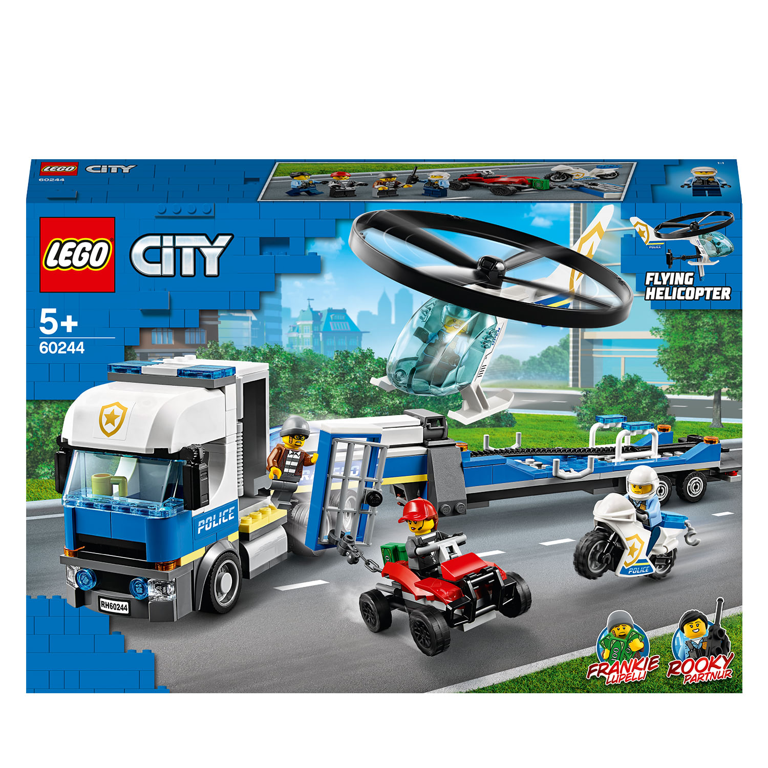 Lego Trasportatore di elicotteri della polizia - Lego CITY 60244