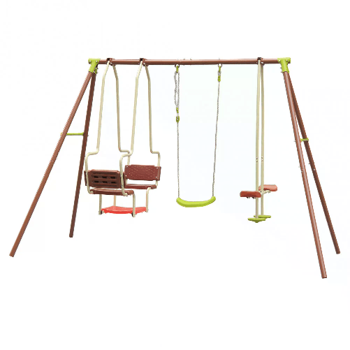 Altalena per bambini 5 posti in Acciaio cm 153x269x195 - MASHA