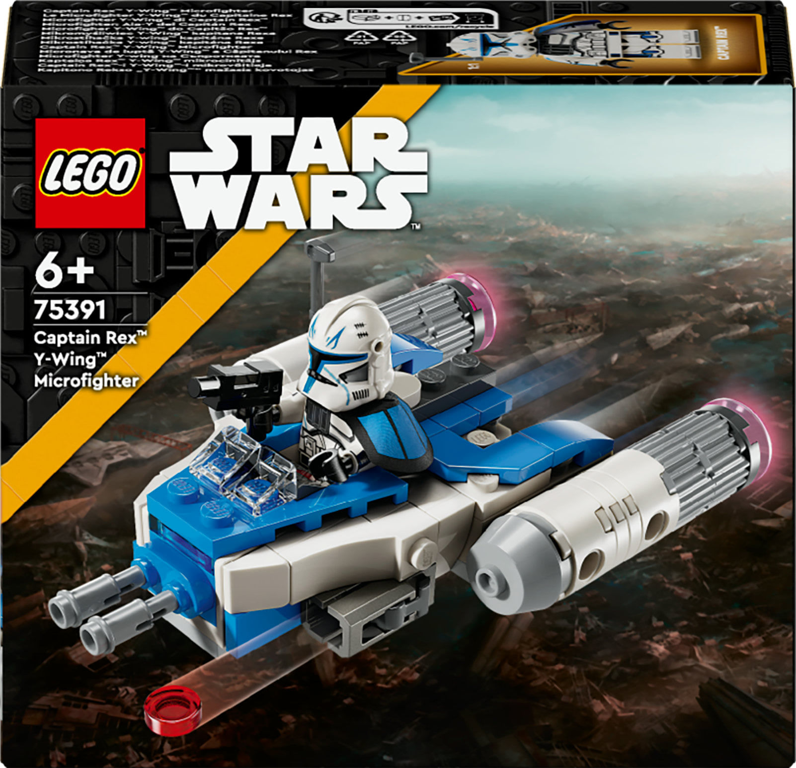 LEGO Star Wars Microfighter Y LEGO Microfighter Y-Wing di Captain Rex