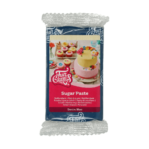 Pasta di zucchero 250 g - blu denim
