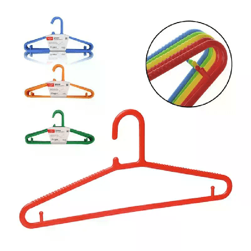 20 Grucce appendiabiti barra pantaloni plastica forte appendini colori assortiti