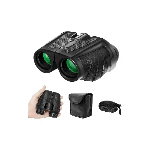 Binocolo portabile 12x25 telescopio con sacchetto di trasporto cinghia e pezza
