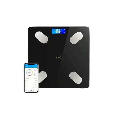 Bilancia digitale pesapersone impedenziometrica smart con app BMI max 180 kg