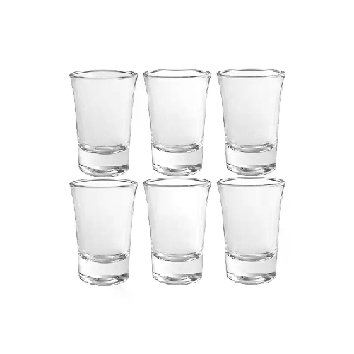 Set 6 bicchierini Florencia vetro liquore bicchieri chupito shot amaro feste bar