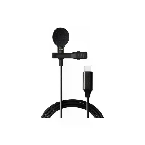 Microfono lavalier jack type C smartphone cellulare registrare interviste voce