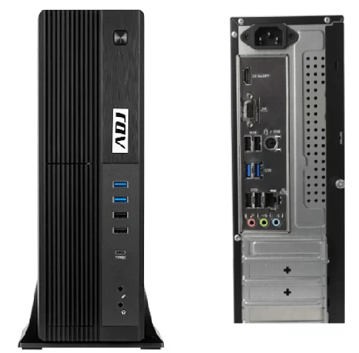 Pc I5 16G 500Gb H610 W11P I5-12400 Ssd M.2 2Ddr4 V/H Adj Flexy Bk