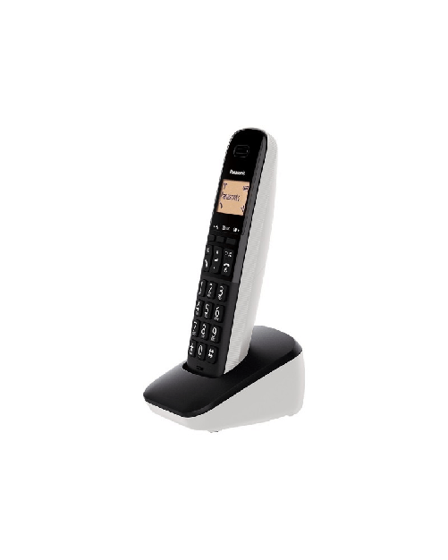 Panasonic KX-TGB612JT Coppia Cordless display 1,4'' Blocco chiamate ID Rubrica Nero-Bianco Panasonic Telefono cordless KX-TGB612JT