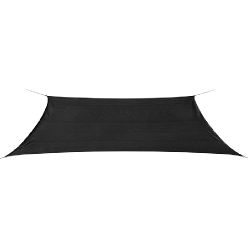 Parasole a Vela HDPE Rettangolare 4x6 m Antracite