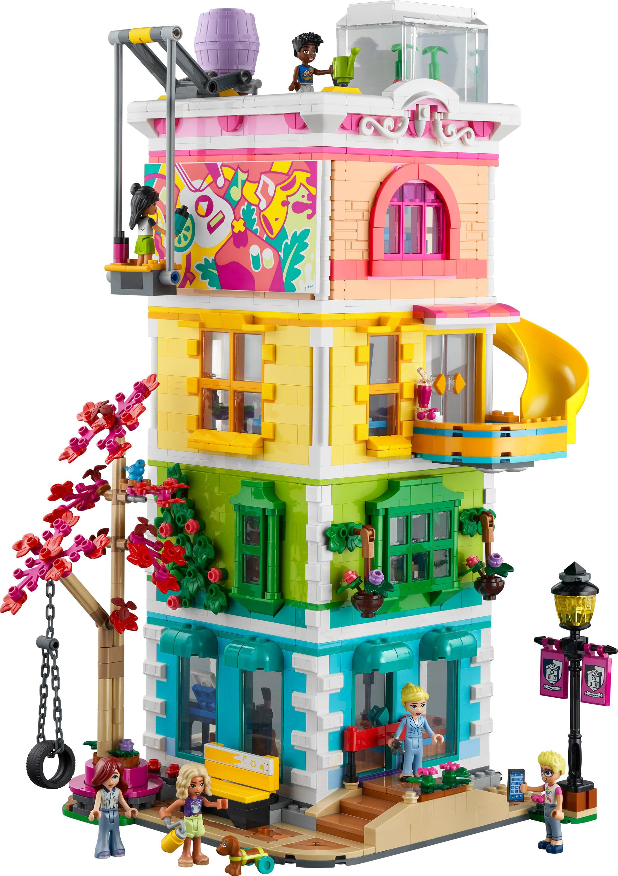 LEGO Friends 41748 Centro Comunitario di Heartlake City, Modular Building con Studio d'Arte e di Registrazione LEGO Centro comunitario di Heartlake Ci