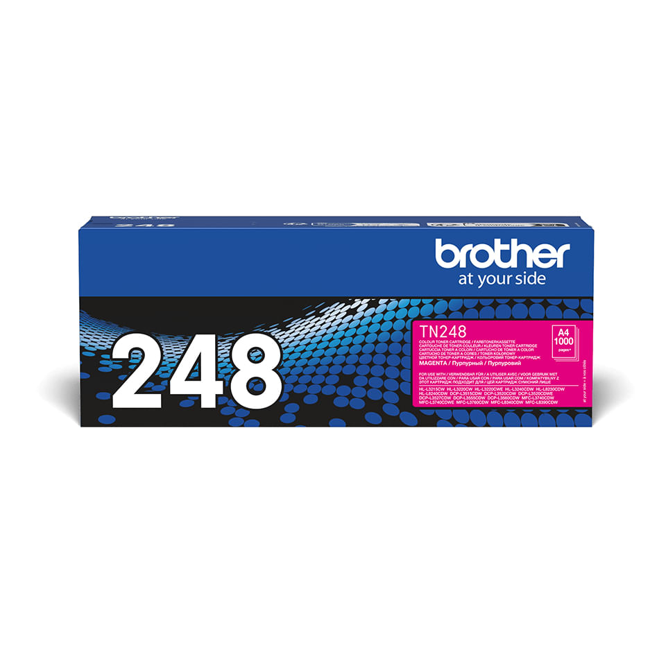 Brother TONER BROTHER TN-248M Magenta 1000PP x HL-L3220 HL-L3240 DCP-L3560 MFC-L3740 MFC-L3760 HL-L8230 MFC-L8340 HL Brother TN-248M cartuccia toner 1