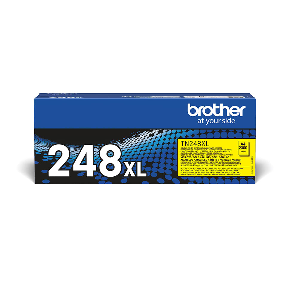 Brother TONER BROTHER TN-248XLY Giallo 2300PP x HL-L3220 HL-L3240 DCP-L3560 MFC-L3740 MFC-L3760 HL-L8230 MFC-L8340 HL