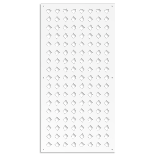 HALLOWEEN- Pannello in PVC traforato - Parasole nero / 98x98 cm
