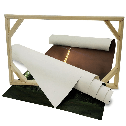 LA TORRE EIFFEL PARIGI Night - Quadro Canvas su telaio in legno 140x100 cm