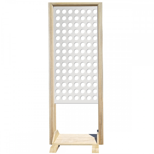FORI PICCOLI - Separè - Paravento modulabile - 70x190cm - in Legno e PVC nero