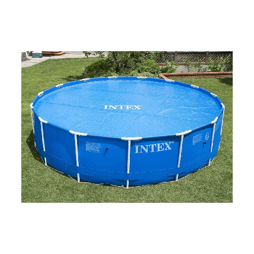 Telo Termico Copri Piscina 366 cm Rotonda Copertura Autoportante Intex Frame