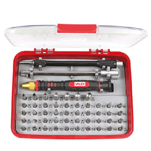 Valex Portainserti di precisione con 51 inserti Valex