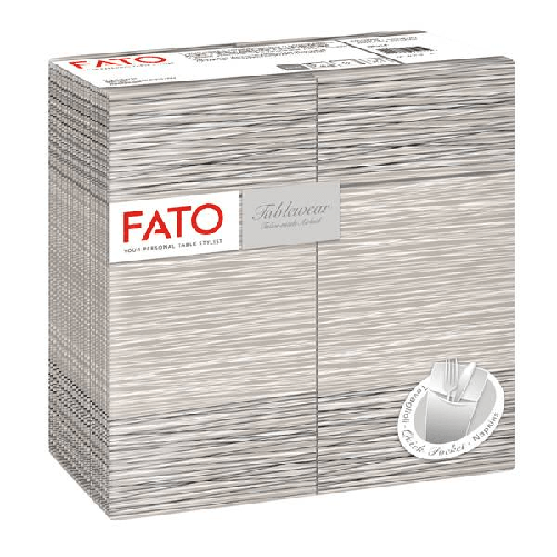 FATO 40 tovaglioli portaposate 40x40cm Linea tablewear Millerighe Polvere Fato