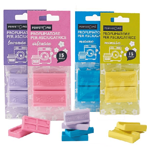 PERFETTO 2 Profumatori tabs per asciugatrici col. assortiti Perfetto