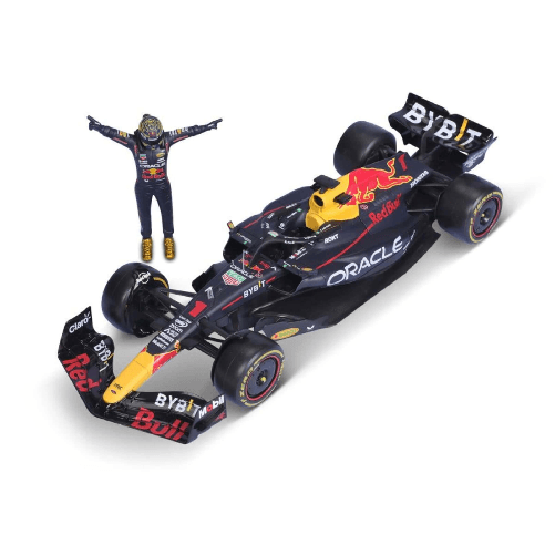 BBURAGO Red Bull RB19 (2023) #1 Modello auto sportiva Preassemblato 1:24 Bburago MODELLINO DIE CAST RED BULL RB19 #1 VERSTAPPEN CON FIGURE - 1:24 - 18