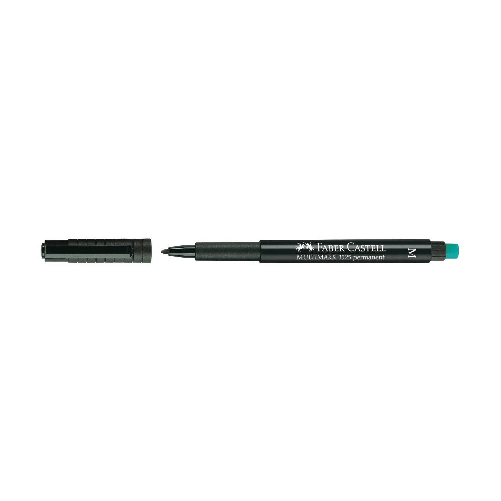 Faber Castell FABER-CASTELL PENNARELLO MULTIMARK NERO 1,0 MEDIO FABER-CASTELL Faber Castell Faber-Castell 152599 marcatore permanente Nero 1 pz