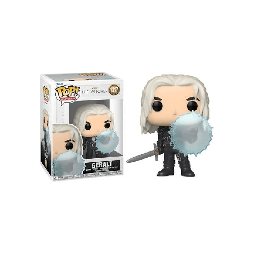 Funko pop! tv the witcher - geralt multicolore 9.5 cm figurina collezionabile 1317