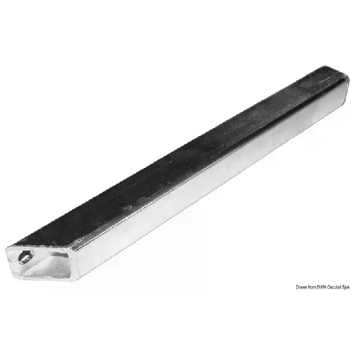 Tubo per rulli centrali 30 x 30 x 300 mm 02.029.59